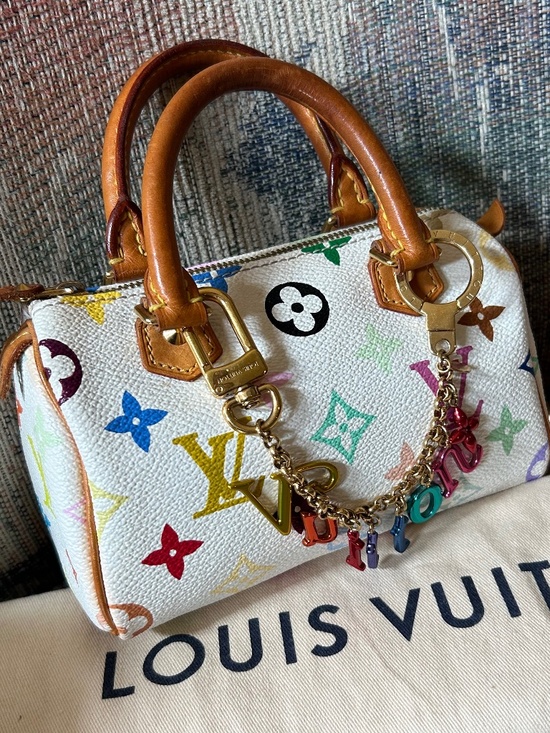 Louis Vuitton Handbags - DUO🎉 MURAKAMI RARE NANO Speedy AND BAG CHARM
